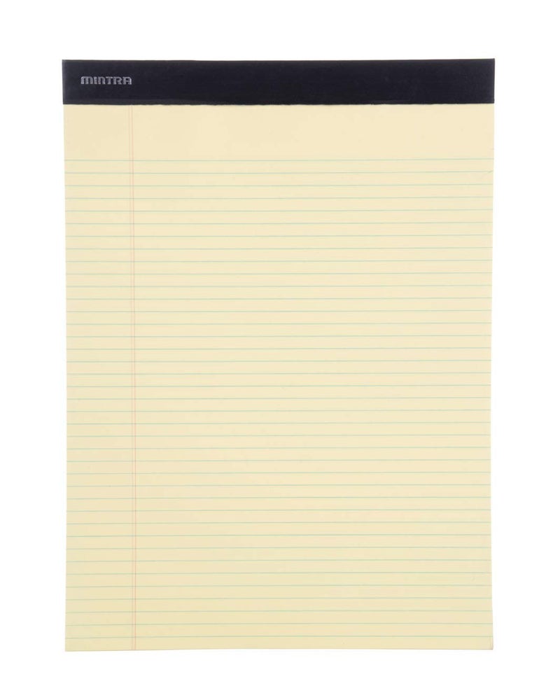 Mintra Office Legal Pads - ((BASIC CANARY 6pk, 8.5in x 11in, NARROW RULED)) - Image 2